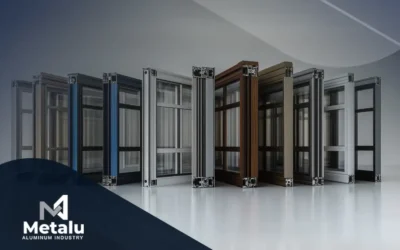 أنواع الشبابيك الألوميتال: دليلك لاختيار الأفضل لمنزلك